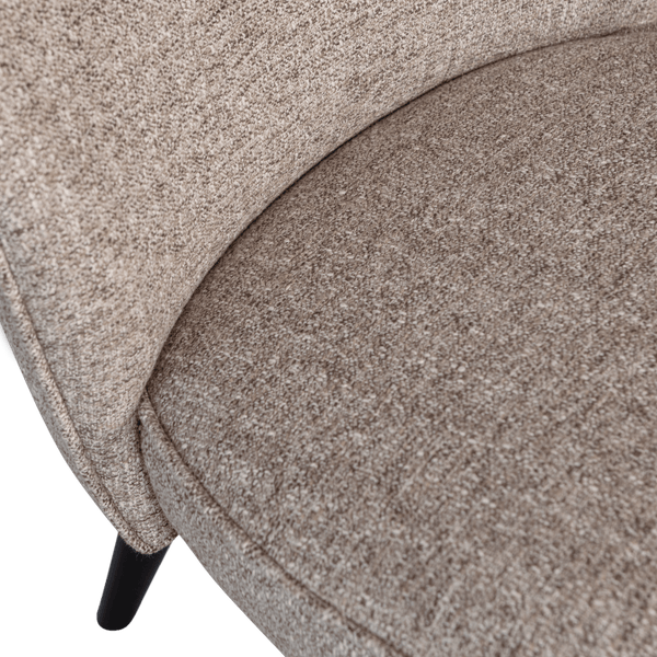 SARA FAUTEUIL GEWEVEN STOF NATUREL MELANGE