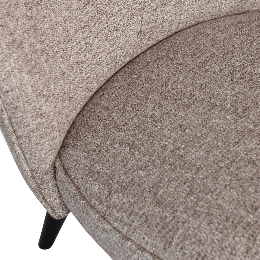 SARA FAUTEUIL GEWEVEN STOF NATUREL MELANGE