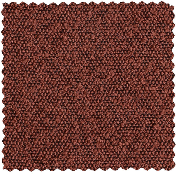 STATEMENT HOEKBANK RECHTS BOUCLE KASTANJEBRUIN