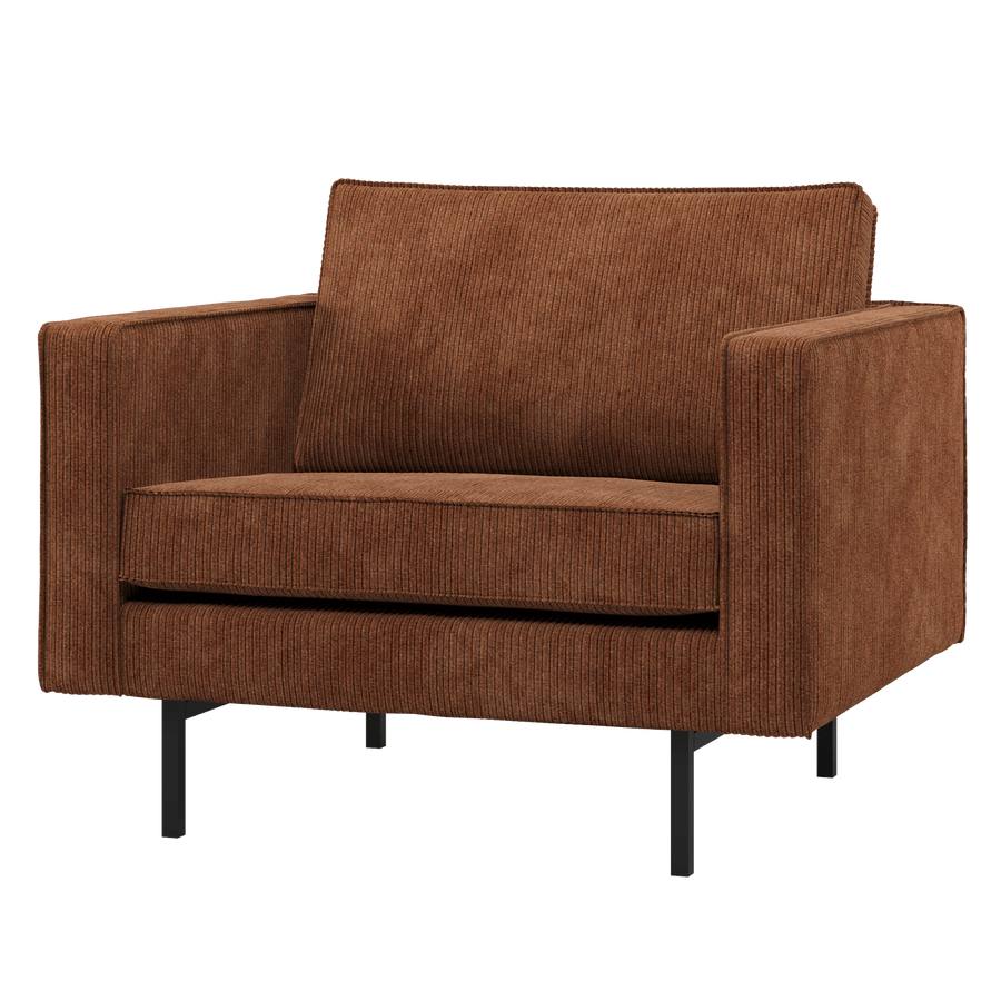 RODEO FAUTEUIL RIBSTOF ROESTBRUIN