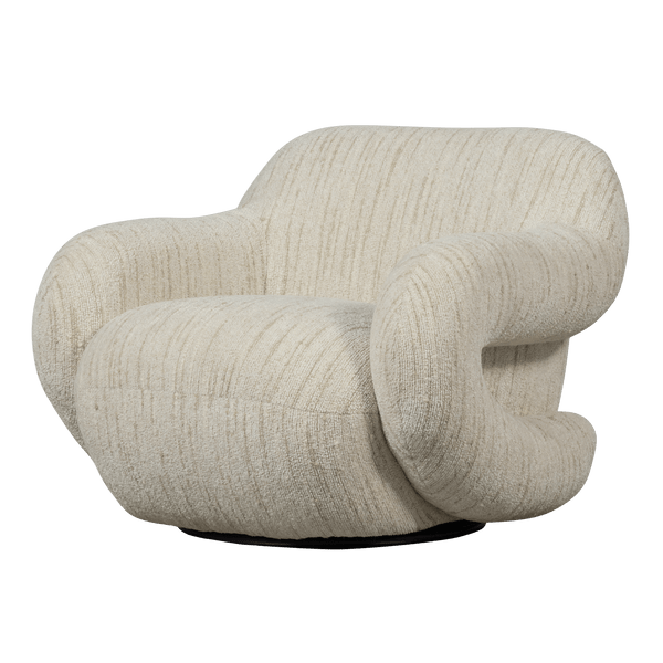 FOLKE FAUTEUIL CHENILLE NATUREL MELANGE