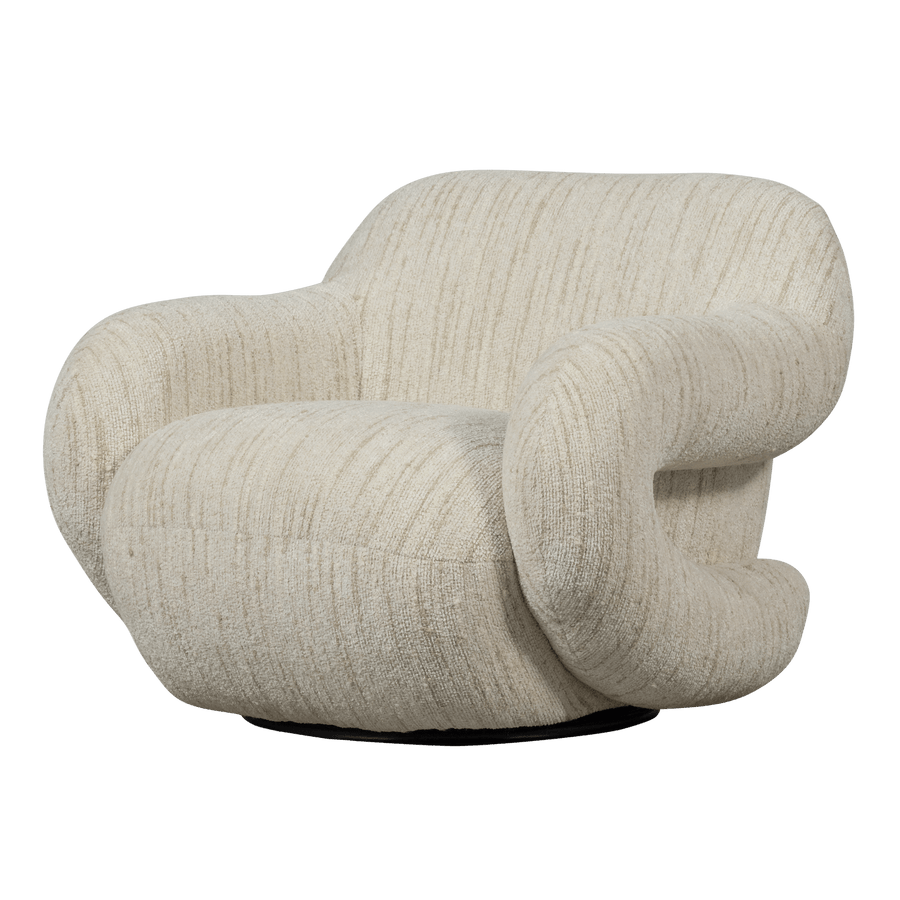 FOLKE FAUTEUIL CHENILLE NATUREL MELANGE