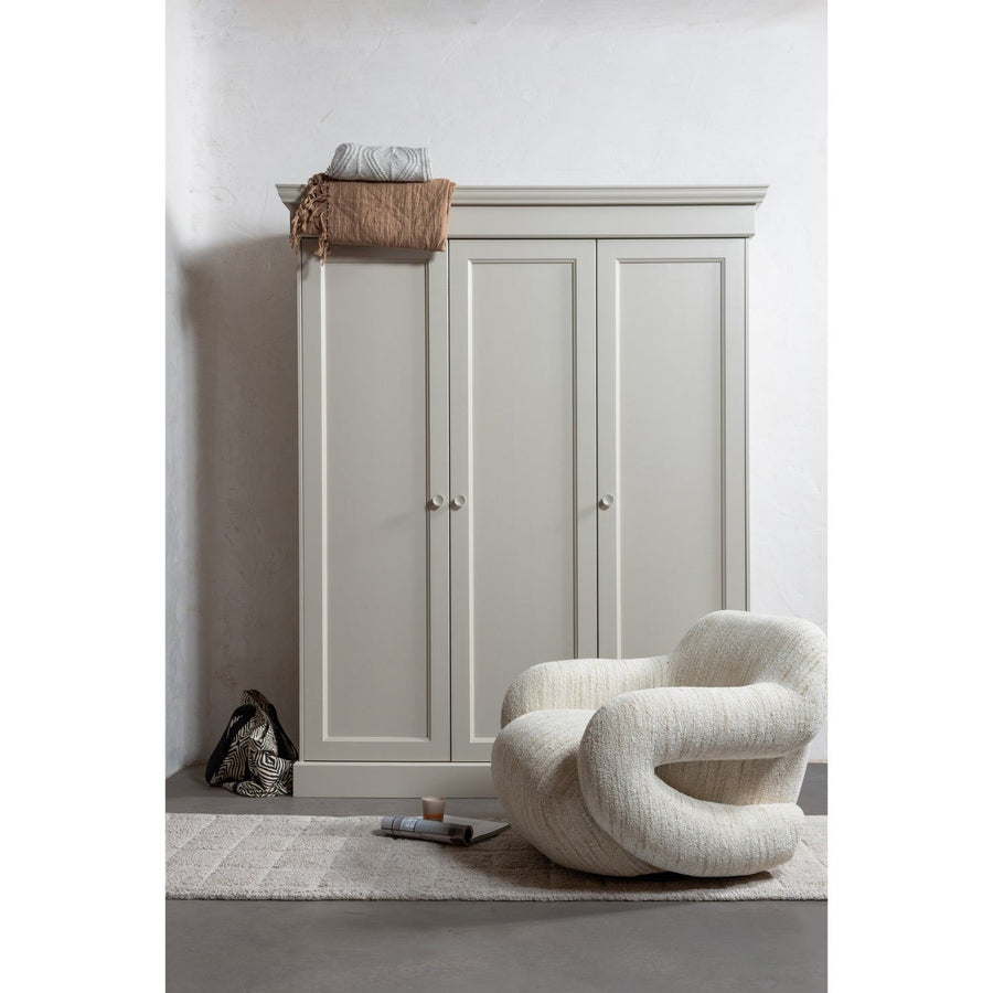 FOLKE FAUTEUIL CHENILLE NATUREL MELANGE