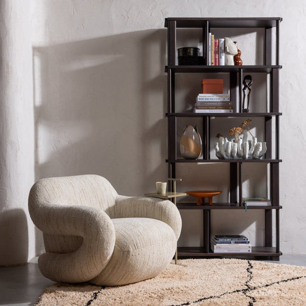 FOLKE FAUTEUIL CHENILLE NATUREL MELANGE
