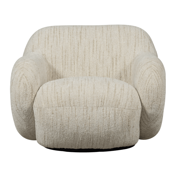 FOLKE FAUTEUIL CHENILLE NATUREL MELANGE