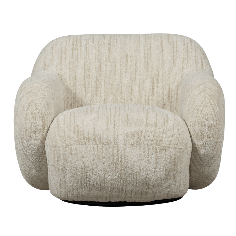 FOLKE FAUTEUIL CHENILLE NATUREL MELANGE