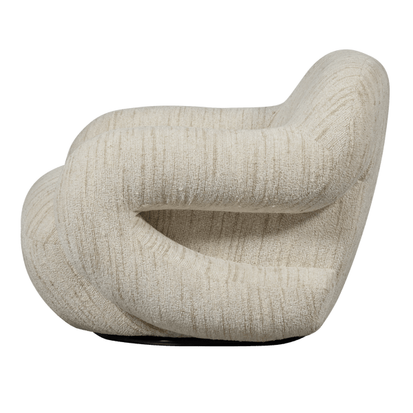FOLKE FAUTEUIL CHENILLE NATUREL MELANGE