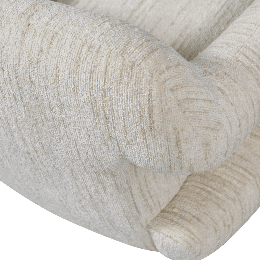 FOLKE FAUTEUIL CHENILLE NATUREL MELANGE