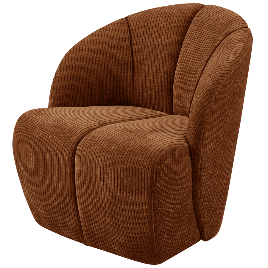 MOJO DRAAIFAUTEUIL RIBSTOF ROESTBRUIN