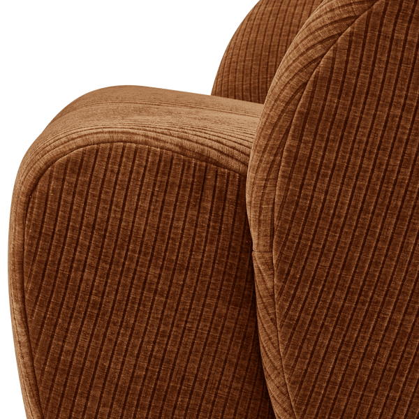 MOJO DRAAIFAUTEUIL RIBSTOF ROESTBRUIN