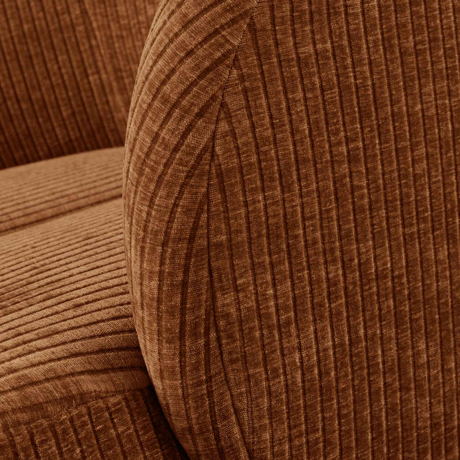 MOJO DRAAIFAUTEUIL RIBSTOF ROESTBRUIN