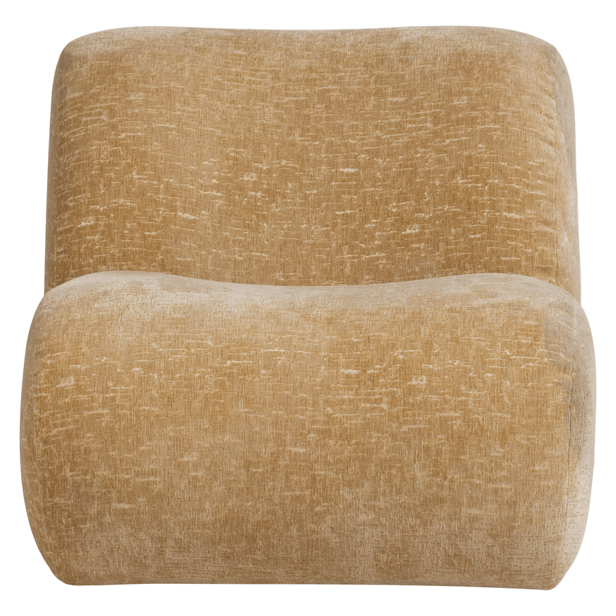 NOMU FAUTEUIL CRAQUELE VELVET LICHTGEEL [fsc]