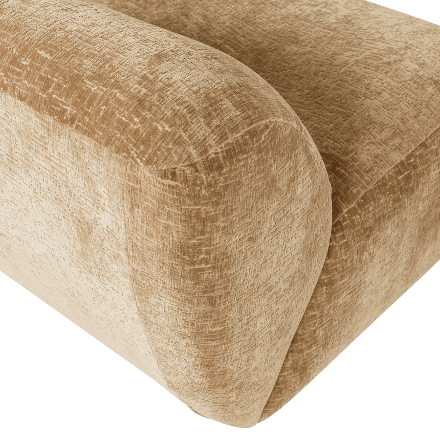 NOMU FAUTEUIL CRAQUELE VELVET LICHTGEEL [fsc]