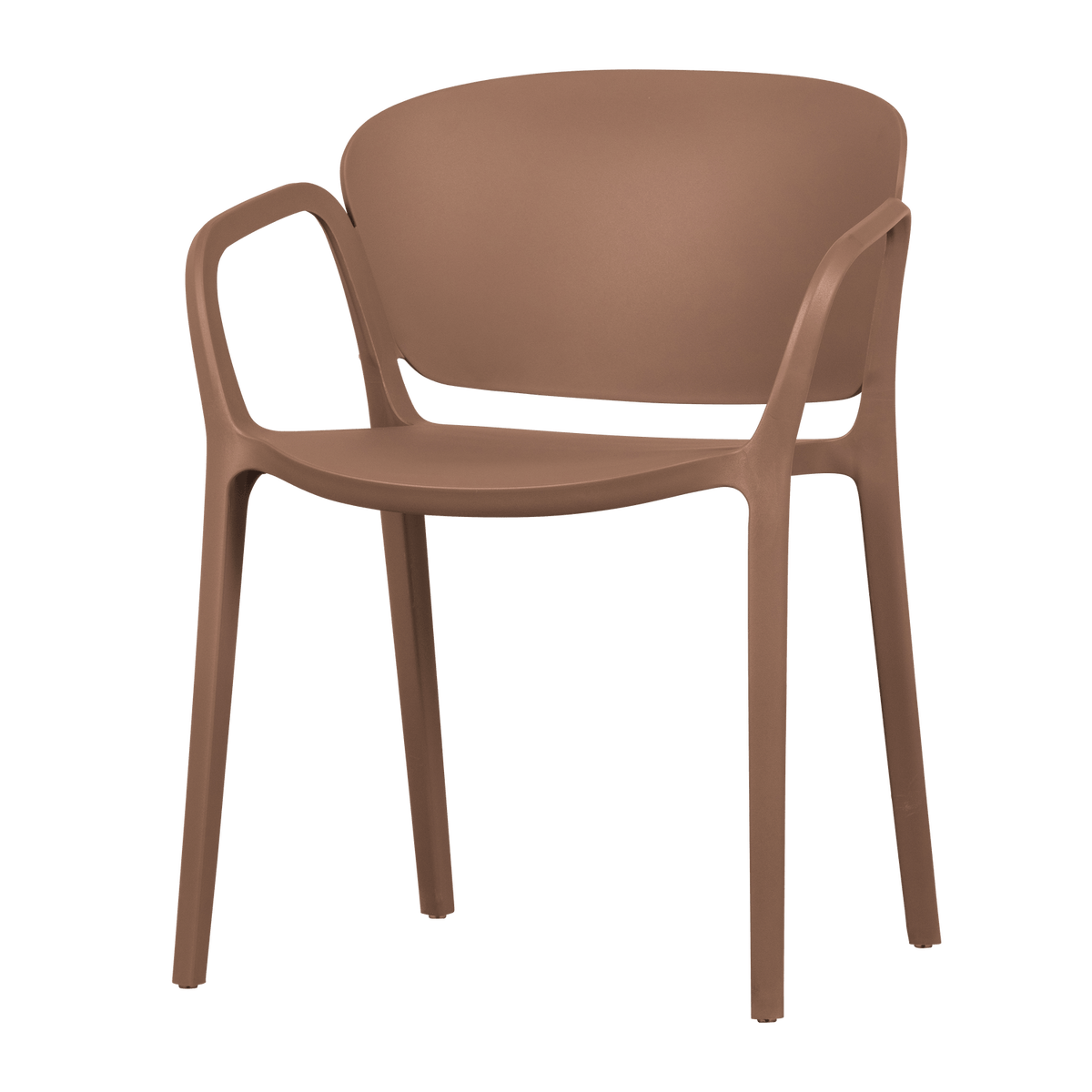 BENT TUINSTOEL KUNSTSTOF ZALMROZE