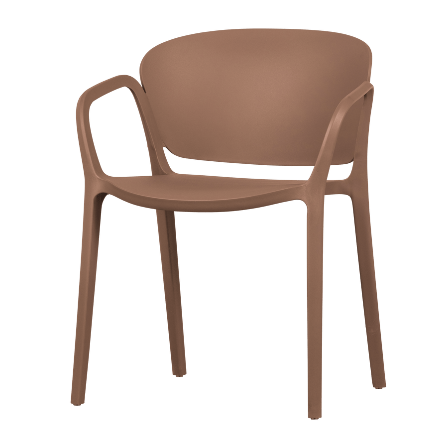 BENT TUINSTOEL KUNSTSTOF ZALMROZE