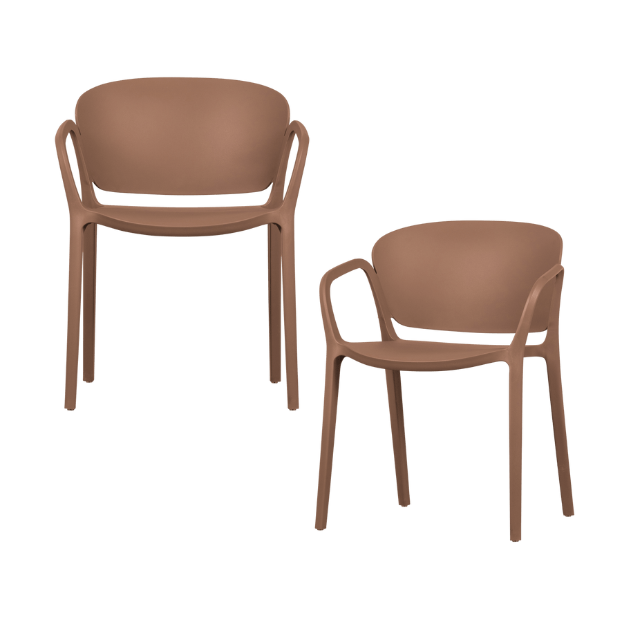 BENT TUINSTOEL KUNSTSTOF ZALMROZE