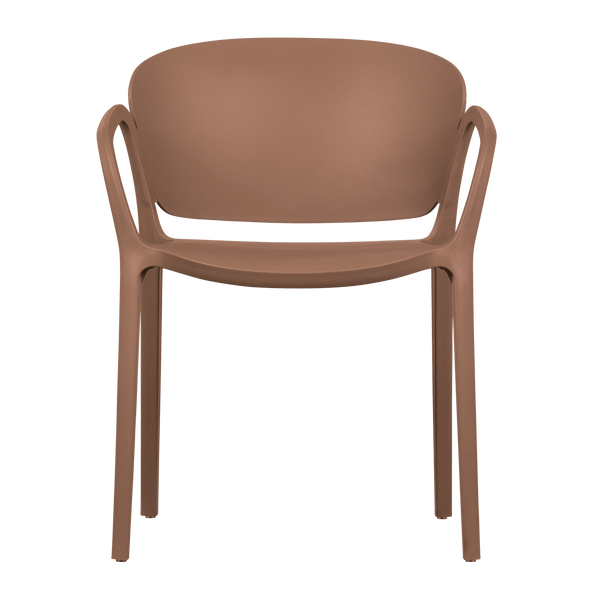 BENT TUINSTOEL KUNSTSTOF ZALMROZE