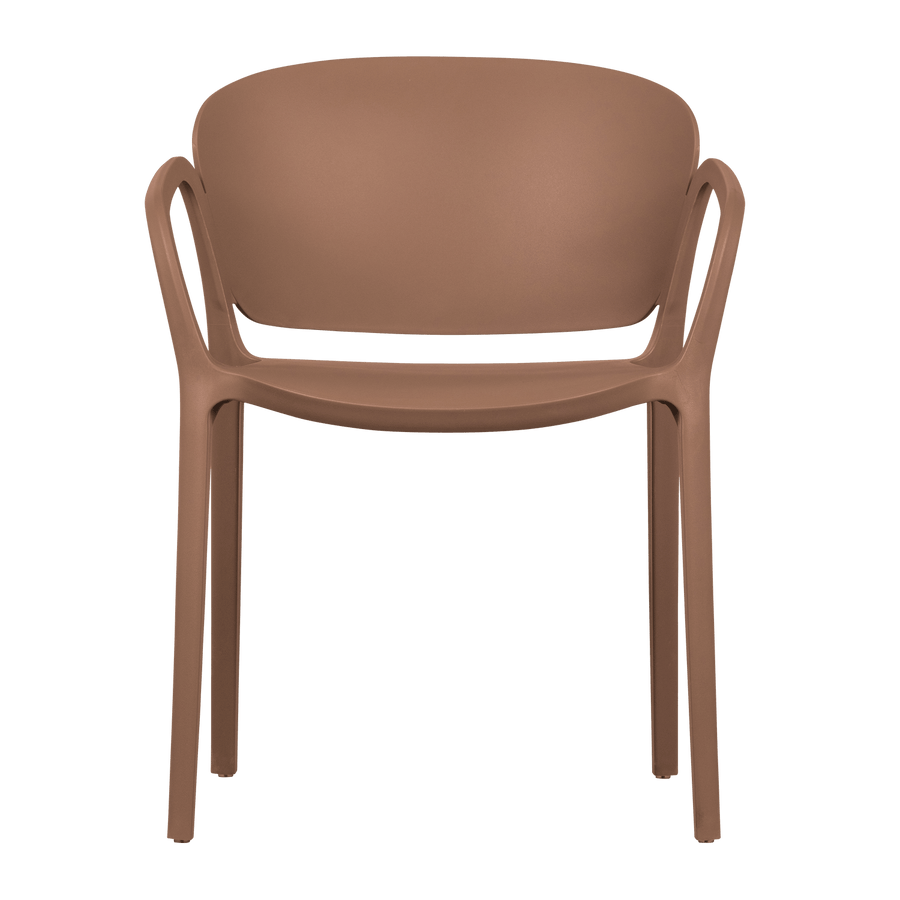 BENT TUINSTOEL KUNSTSTOF ZALMROZE