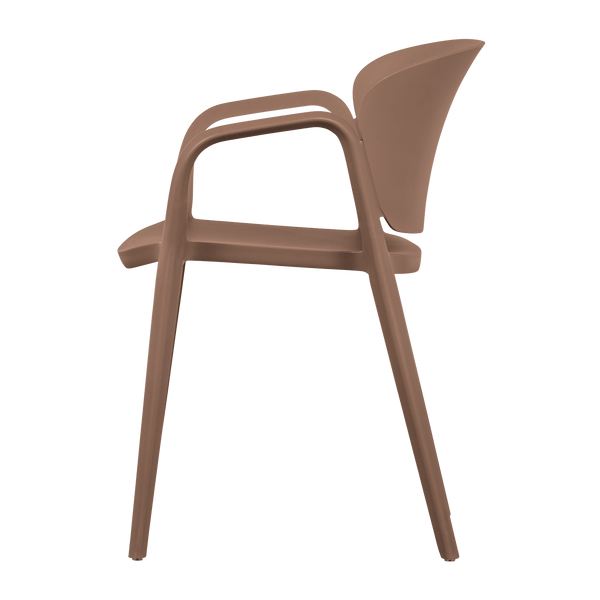 BENT TUINSTOEL KUNSTSTOF ZALMROZE