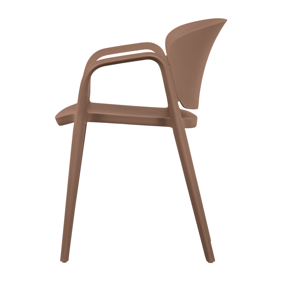 BENT TUINSTOEL KUNSTSTOF ZALMROZE