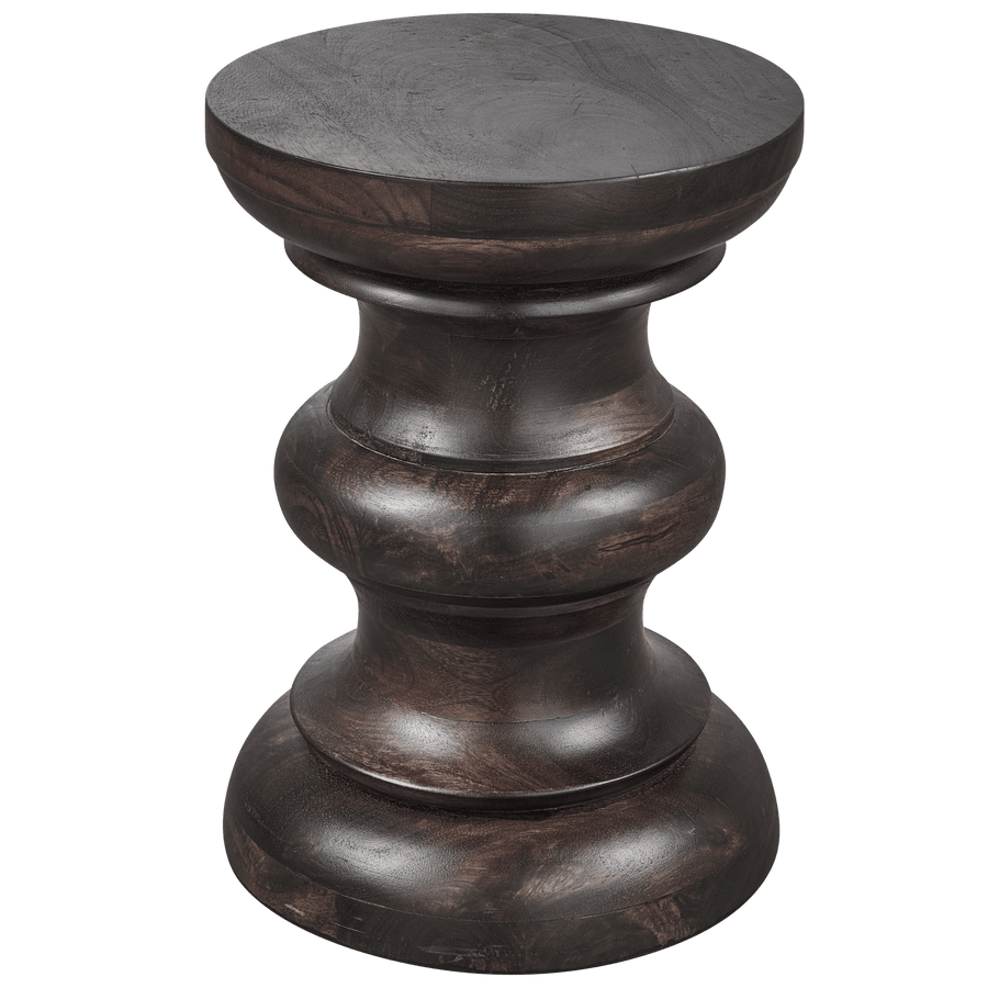 JONAH BIJZETTAFEL MANGOHOUT DONKERBRUIN 42XO30 CM