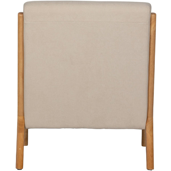 MARK FAUTEUIL GEWEVEN STOF NATUREL