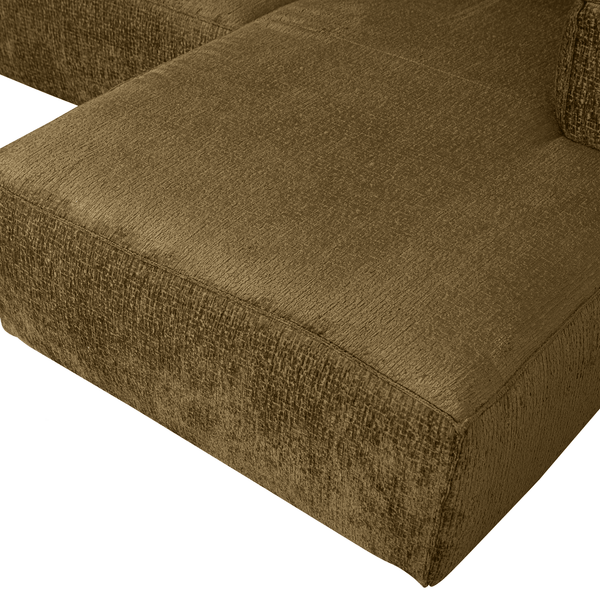 BEAN HOEKBANK RECHTS STRUCTURE VELVET SPICES