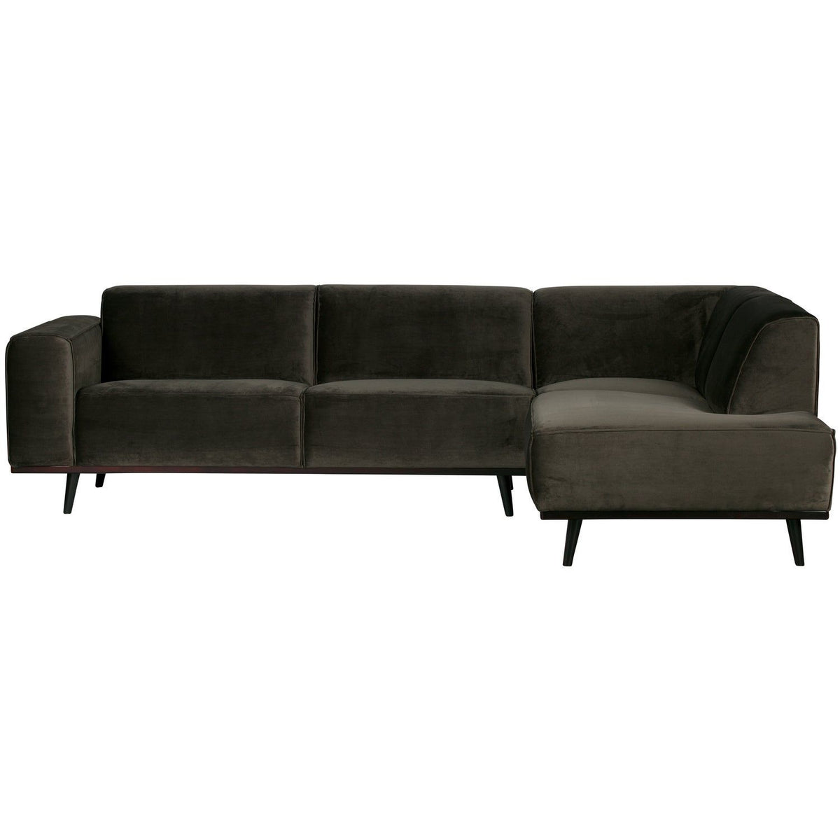 STATEMENT HOEKBANK RECHTS VELVET WARMGROEN