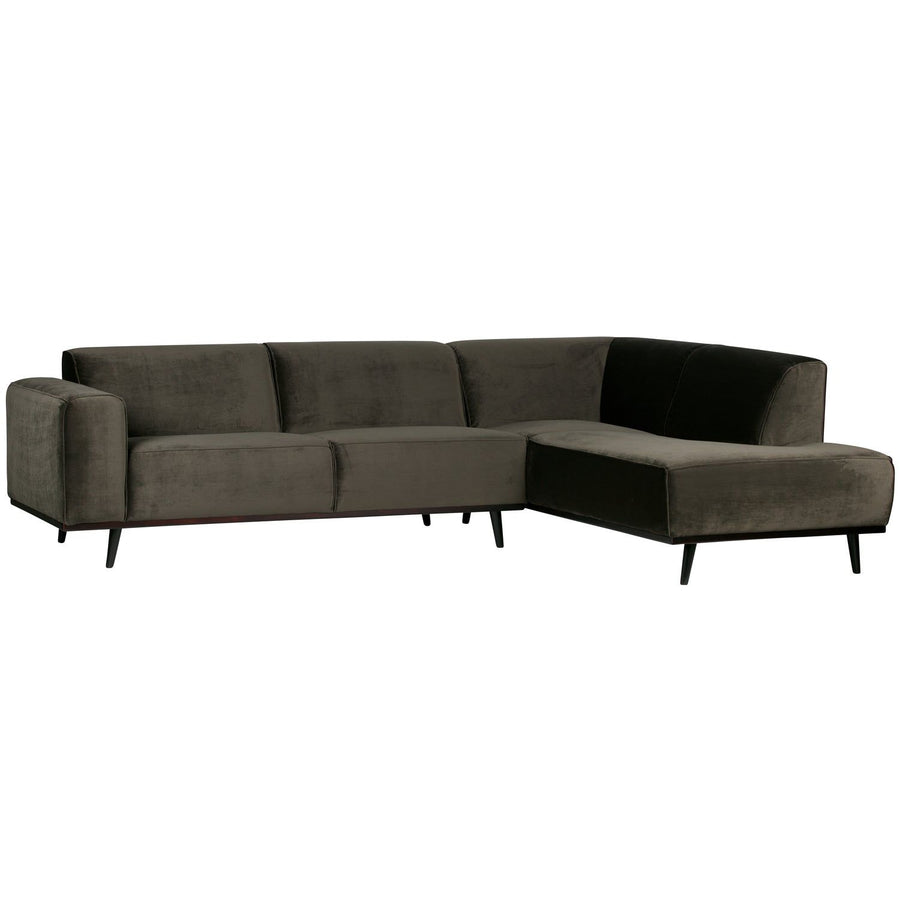 STATEMENT HOEKBANK RECHTS VELVET WARMGROEN