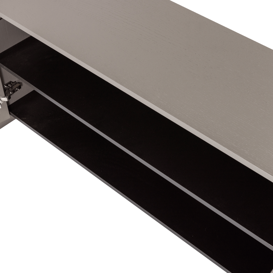 BROCK TV MEUBEL 200 CM ESSEN FINEER WARMGRIJS [fsc]