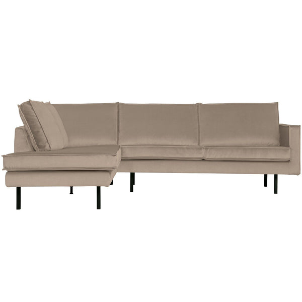 RODEO HOEKBANK LINKS VELVET KHAKI