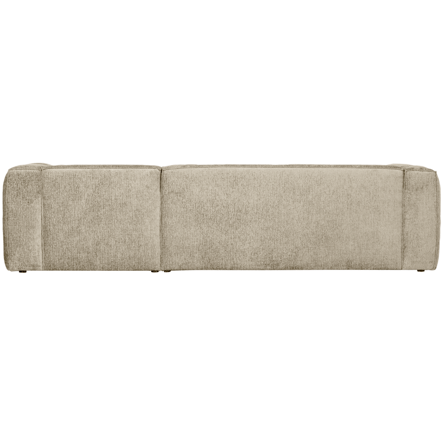 BEAN HOEKBANK RECHTS STRUCTURE VELVET BUTTERMILK