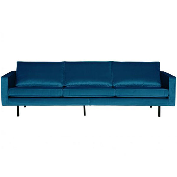 RODEO 3-ZITS BANK VELVET BLAUW