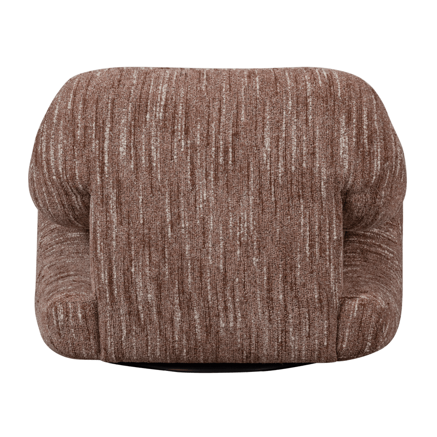 FOLKE FAUTEUIL CHENILLE OUDROZE MELANGE