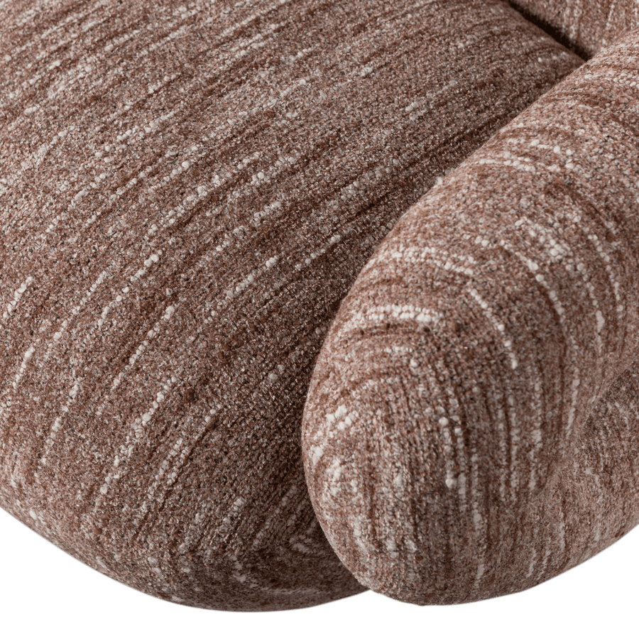 FOLKE FAUTEUIL CHENILLE OUDROZE MELANGE
