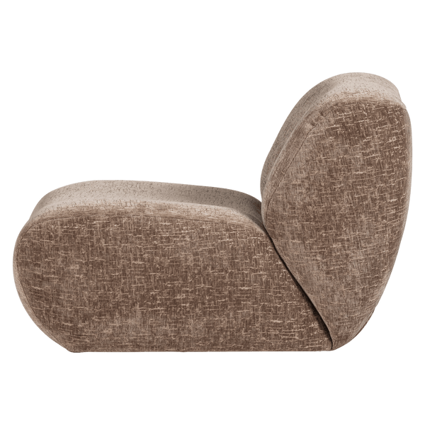 NOMU FAUTEUIL CRAQUELE VELVET LICHTBRUIN [fsc]