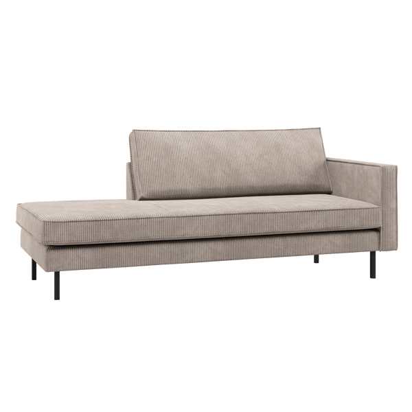 RODEO DAYBED RECHTS RIBSTOF DONKERZAND