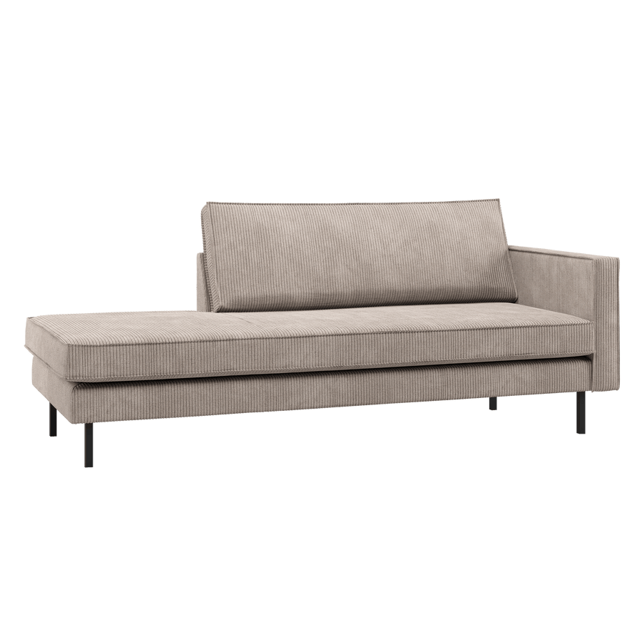 RODEO DAYBED RECHTS RIBSTOF DONKERZAND