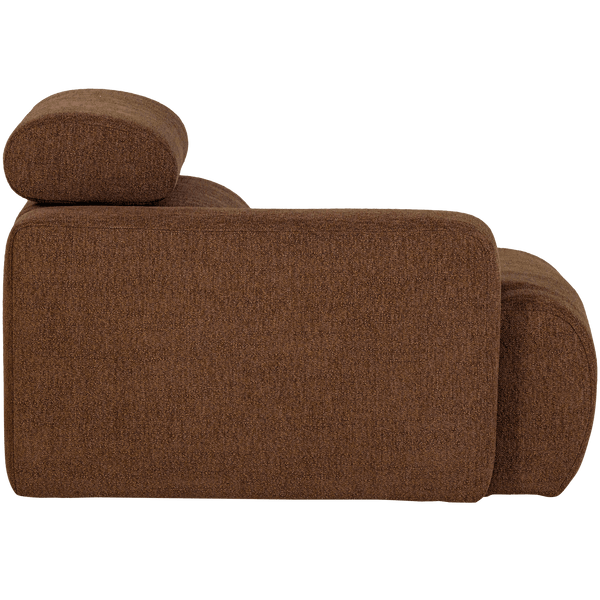 NOVI 1-ZITS ELEMENT ARM LINKS BOUCLE MOKKABRUIN