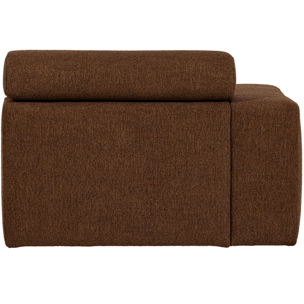 NOVI 1-ZITS ELEMENT ARM LINKS BOUCLE MOKKABRUIN