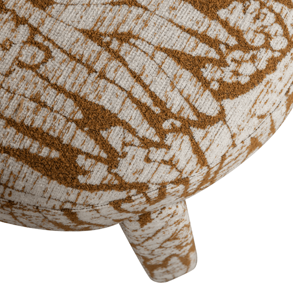 UPKE FAUTEUIL MET DESSIN NATUREL/BRUIN
