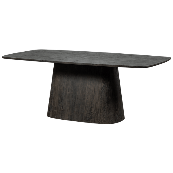LEAH EETTAFEL MDF DONKERBRUIN 200X105 CM