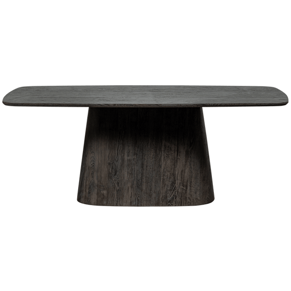 LEAH EETTAFEL MDF DONKERBRUIN 200X105 CM
