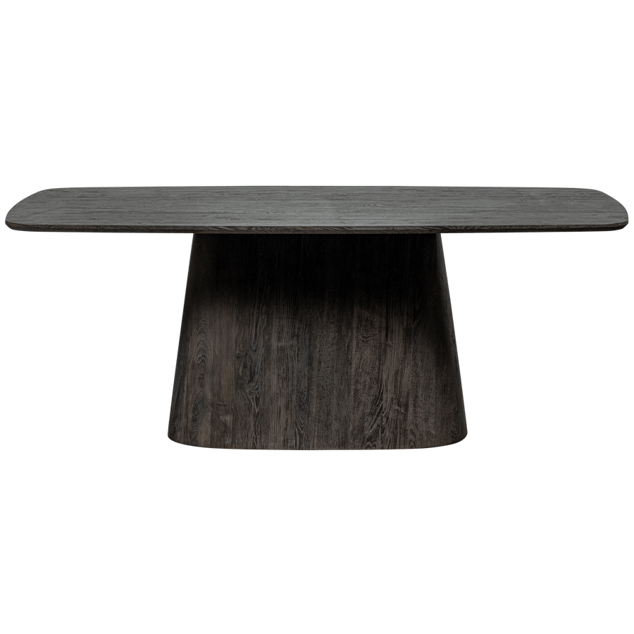 LEAH EETTAFEL MDF DONKERBRUIN 200X105 CM