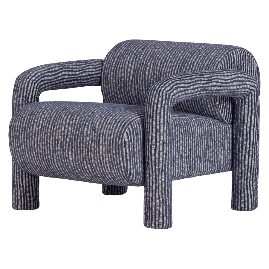LENNY FAUTEUIL MET DESSIN GRIJSBLAUW