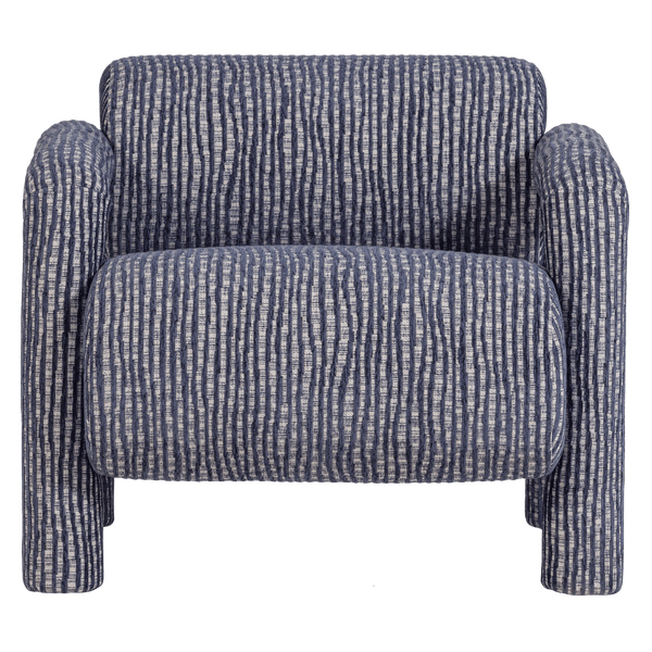 LENNY FAUTEUIL MET DESSIN GRIJSBLAUW