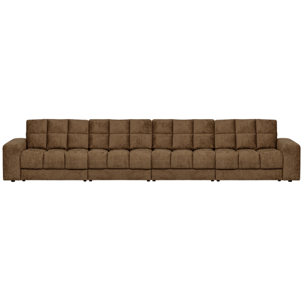 SECOND DATE 4-ZITS BANK STRUCTURE VELVET BRASS