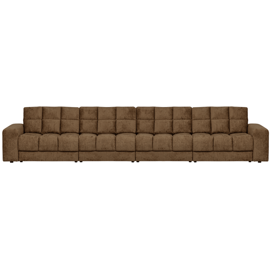 SECOND DATE 4-ZITS BANK STRUCTURE VELVET BRASS