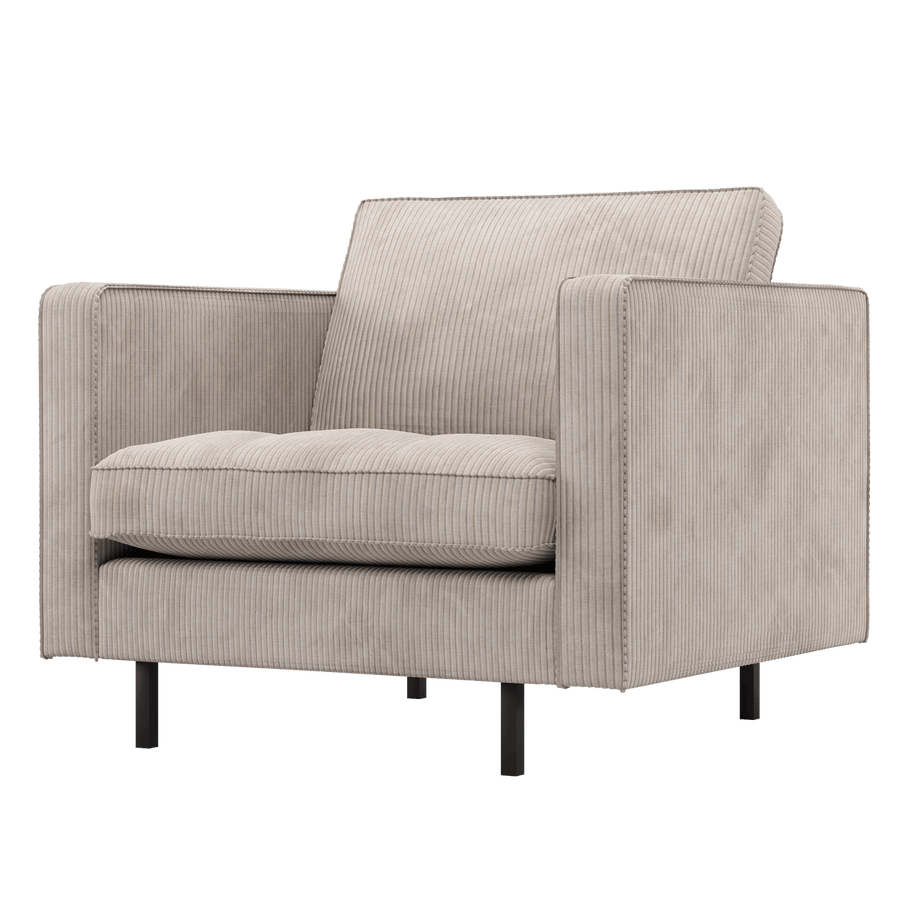 RODEO CLASSIC FAUTEUIL RIBSTOF ECRU
