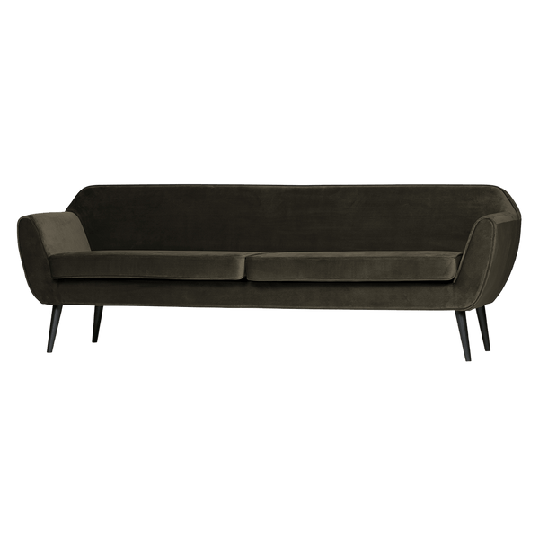 ROCCO XL BANK 230 CM VELVET WARMGROEN